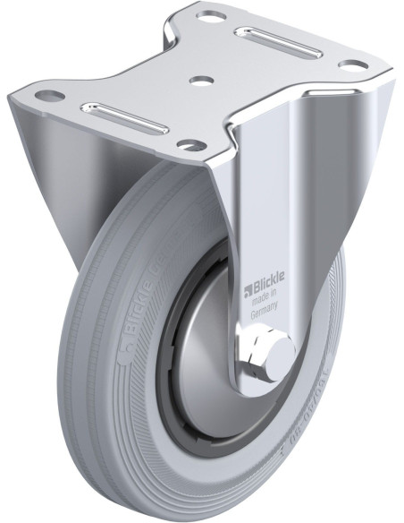 B-VPP 160R-SG-FA fiksuotas ratukas dengtas guma