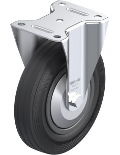 B-VPP 200G-FA fiksuotas ratukas dengtas guma