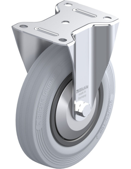 B-VPP 200G-SG-FA fiksuotas ratukas dengtas guma