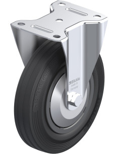 B-VPP 200R-FA fiksuotas ratukas dengtas guma