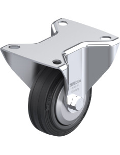 B-VPP 80R-FA fiksuotas ratukas dengtas guma