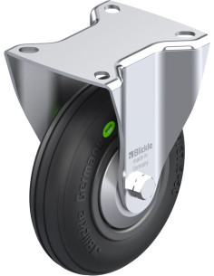 B-VWPP 125R-FA fiksuotas ratukas dengtas guma