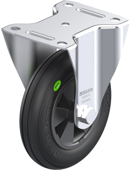 B-VWPP 160G fiksuotas ratukas dengtas guma