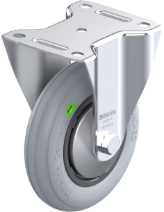 B-VWPP 160G-SG-FA fiksuotas ratukas dengtas guma