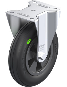 B-VWPP 200R fiksuotas ratukas dengtas guma