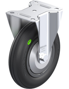 B-VWPP 200R-FA fiksuotas ratukas dengtas guma