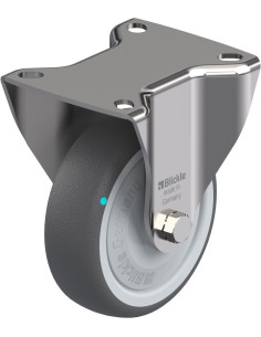 BX-PATH 100KFD - 100 mm poliuretano fiksuotas ratukas