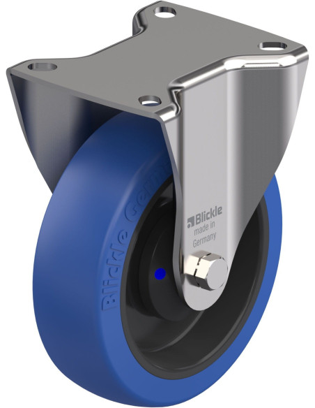 BX-POBS 125XKA fiksuotas ratukas iš nerūdijančio plieno