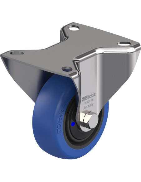 BX-POBS 80XKF fiksuotas poliuretano ratukas 80 mm