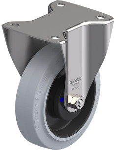 BX-POEV 160XKA-SG-GKN fiksuotas ratukas dengtas guma