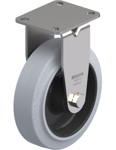 BX-POEV 160XR-1-SG fiksuotas ratukas dengtas guma