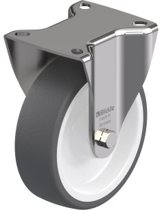 BX-POTH 125XR - Nerūdijantis plieno fiksuotas ratukas