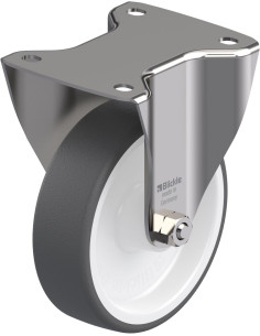 BX-POTH 150G - Nerūdijantis plieno ratukas su poliuretanu