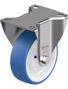 BX-POTHS 100XKA - 100 mm fiksuotas ratukas iš nerūdijančio