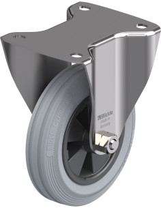 BX-VPP 150G-SG fiksuotas ratukas dengtas guma 150 mm