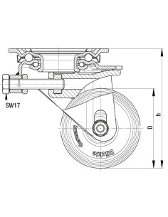 HRLK-PO 100G-VS kompaktinis išlyginantis ratukas 2
