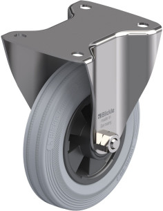 BX-VPP 160XR-SG fiksuotas ratukas dengtas guma