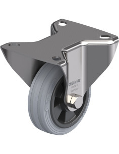 BX-VPP 80XR-SG fiksuotas ratukas dengtas guma 80 mm