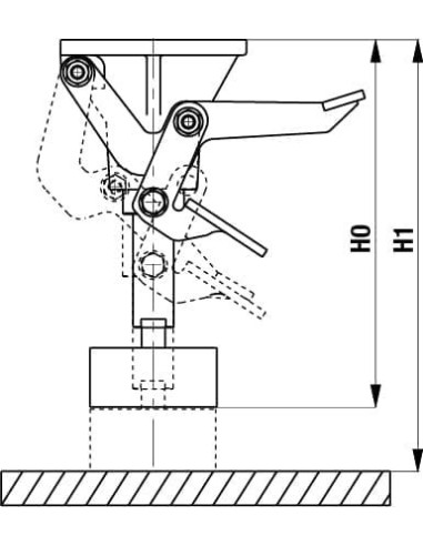 FF 160 vežimėlio užraktas