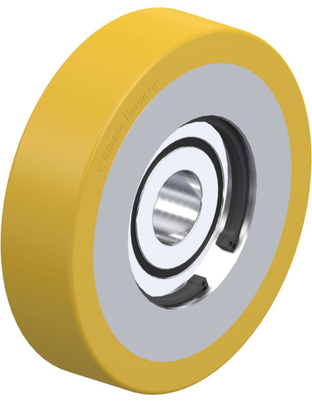 FSTH 100x25/20-15K kreipiamasis ratukas su poliuretano