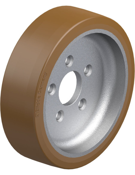 GBA 302/5 - 300 mm poliuretano ratukas su flanšu