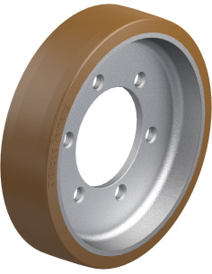 GBA 404/6 - 400 mm poliuretano varantysis ratukas