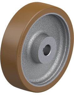 GBN 200/25H7 varantysis ratas, poliuretanas, 200 mm