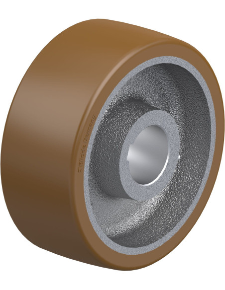 GBN 202/50H7 varantysis ratas, poliuretanas, 200 mm