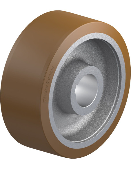 GBN 506/120H7 varantysis ratas, 500 mm, poliuretanas