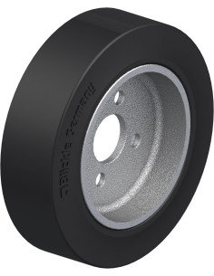 GEVA 302/4 - 300 mm guminis varantysis ratukas su flanšu