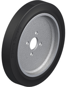 GEVA 400/4 - Per stebulę montuojamas ratukas su guminėmis