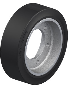 GEVA 405/6 - Per stebulę montuojamas guminis ratukas