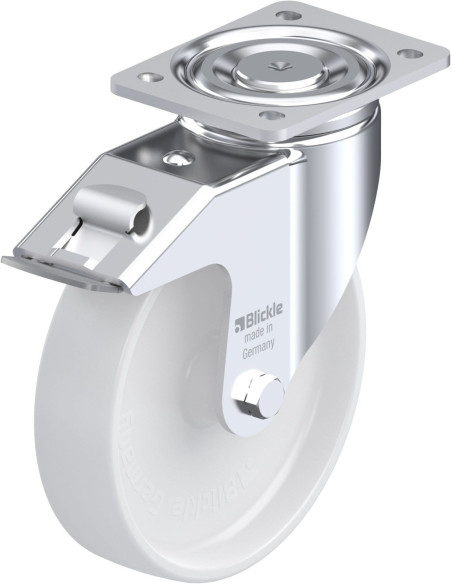 LH-PO 200G-FI pasukamas ratukas su stabdžiais, 200 mm