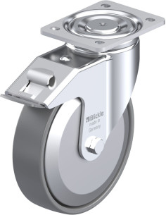 LH-PO 200G-FI-ELS-FA antistatinis ratukas su stabdžiais