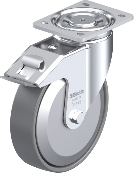 LH-PO 200G-FI-ELS-FA antistatinis ratukas su stabdžiais