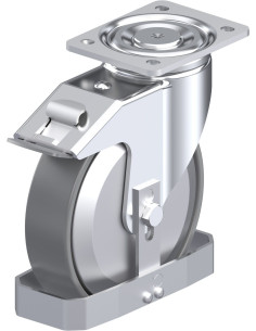 LH-PO 200G-FI-ELS-FA-FS antistatinis ratukas su stabdžiais