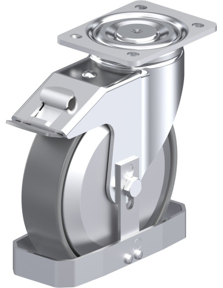 LH-PO 200G-FI-ELS-FA-FS antistatinis ratukas su stabdžiais