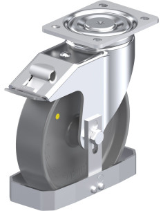 LH-PO 200G-FI-ELS-FS antistatinis ratukas su stabdžiais