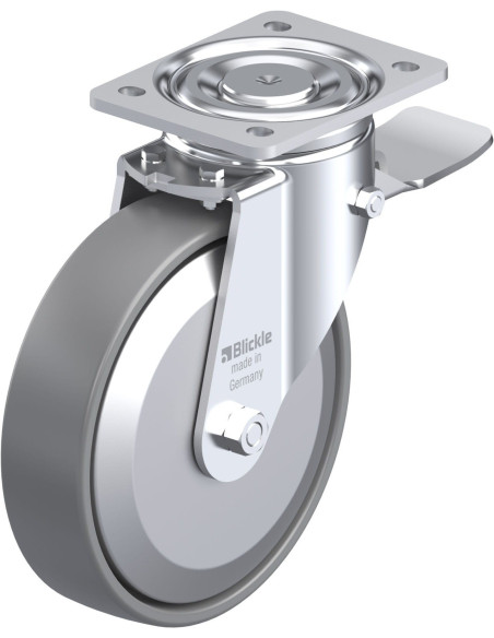 LH-PO 200G-ST-ELS-FA antistatinis ratukas su stabdžiais