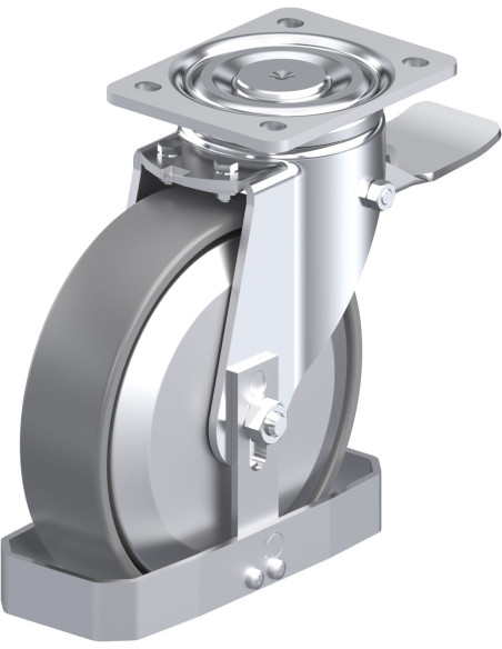 LH-PO 200G-ST-ELS-FA-FS antistatinis ratukas su stabdžiais