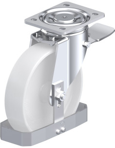 LH-PO 200G-ST-FS pasukamas ratukas su stabdžiais