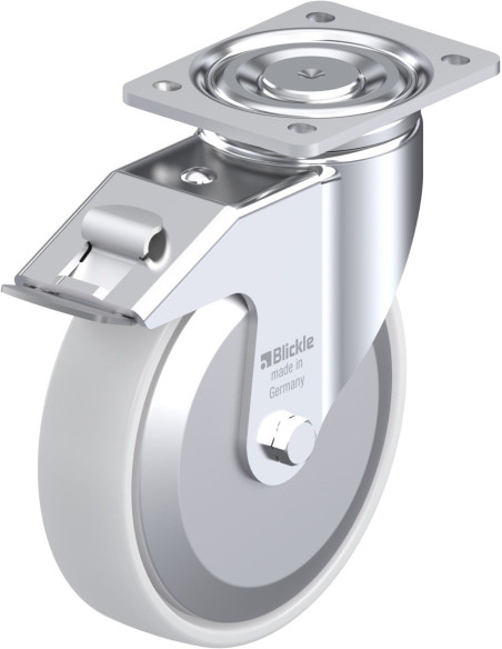 LH-PO 200K-FI-FA sintetinis pasukamas ratukas su stabdžiais