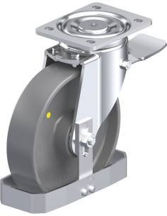 LH-PO 200K-ST-ELS-FS antistatinis ratukas su stabdžiais