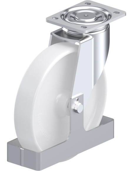 LH-PO 250G-FS Sintetinis pasukamas ratukas 250 mm