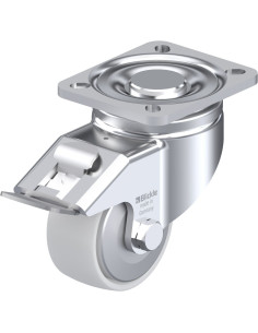 LH-PO 82G-FI-FA sintetinis pasukamas ratukas su stabdžiais