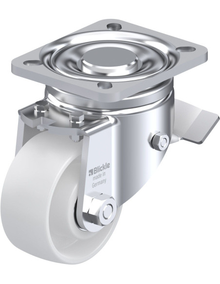 LH-PO 82K-ST sintetinis pasukamas ratukas su stabdžiais