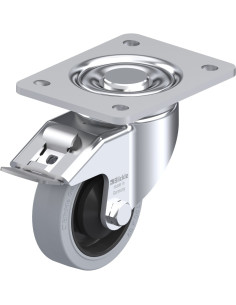 LH-POEV 100K-3-FI-SG pasukamas ratukas su stabdžiais, 100 mm