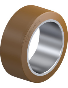 Bandažas BB 343x140/245 - Poliuretaninis ratukas