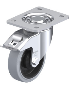 LH-POEV 125K-3-FI-SG pasukamas ratukas su stabdžiais, 125 mm