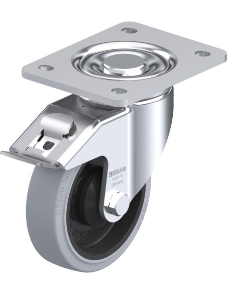 LH-POEV 125K-3-FI-SG pasukamas ratukas su stabdžiais, 125 mm